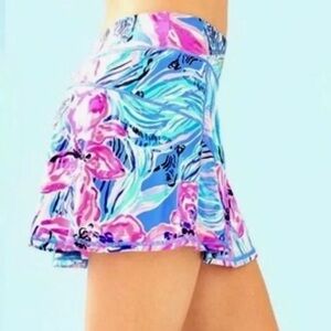 Lilly Pulitzer Luxletic UPF 50+ Cornelia skort Bennett Blue/Hypes Stripes (112)